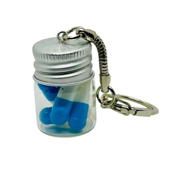 Pill Capsule/Tablet Pot Keyring - Mixed Up Dolly