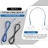 2PC 119" Temperature Probe Sensor for Commercial Refrigerator Freezer Black Blue