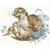 Bothy Threads Counted Cross Stitch Kit - Otterly Adorable
