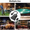 HBN Outdoor Light Timer with Remote Control, Waterproof Light Sensor, 2 Outlets