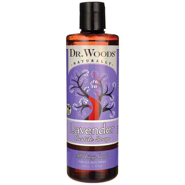 Dr. Woods Pure Lavender Castile Soap, 16 Ounce