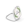 Personalised Floral Bridesmaid Compact Pocket Mirror Any Name Initials Custom Monogram