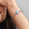 Pandora Moments Collection Sterling Silver Lab Created Opal, Sterling Silver, Opal