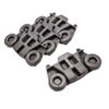 4 Pack W10195416V Lower Dishrack Wheel Assembly for Whirlpool Maytag Dishwashers