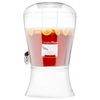 Beverage Dispenser 3 Gallon Unbreakable Acrylic Ice Core Compartment Outdoor Use