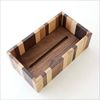 Tissue Case, Solid Wood, Wood Grain, Natural Wood Mosaic Box [map7788]