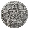Dryad Design Moon Pentacle Plaque Stone Finish