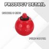 PATIKIL Camera Shutter Button, 2 Pack 10mm Ball Shape Shutter Release Buttons Pure Copper Camera Button for Fujifilm XT5 XT30 XT20 XT4 XE2 XE4, Red