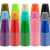 Black Plastic Cups 12 oz Disposable Reusable Party Supplies 40 Count
