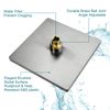 New Rain Shower Head with 10 Inch Adjustable Extension Arm Combo-PAS1807-