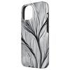 Cool Abstract Black And White Leaf Geometric Effect Case for iPhone 15
