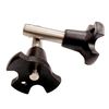 10mm Diameter Triangular Cap Ball Locking Pins with Button Handle, 304 Stainless Steel Triangular Cap Push-Button Quick Release Pin with Lanyard Cable (2Pack, 51mm Usable Length)