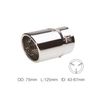 Simoni Racing TRX/21 Exhaust Tip Rounded Inox