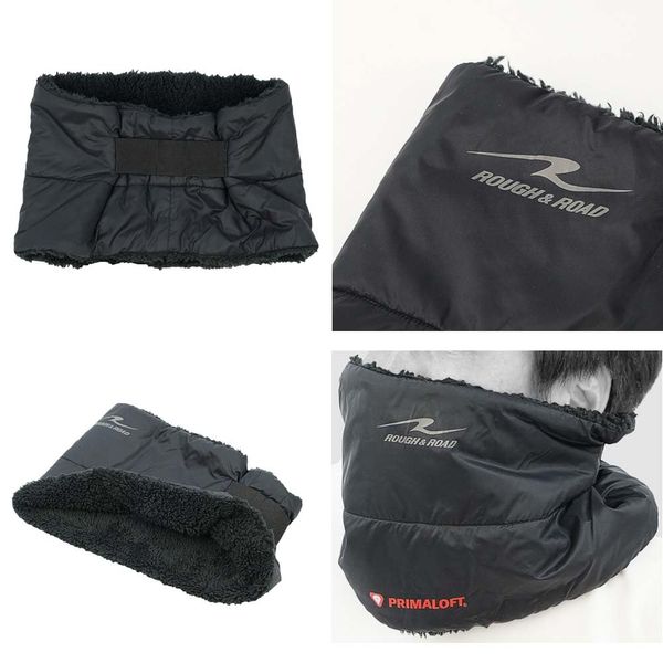 Rough & Road RR7624 PrimaLoft Neck Warmer for Motorcycles Black