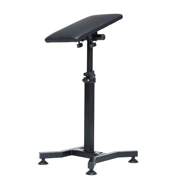 Tattoo Armrest Stand with Thicken Soft Sponge Pad ,Professional Foldable Arm Leg Rest Stand Tripod with Adjustable Height for Tattoo Studio Artist
