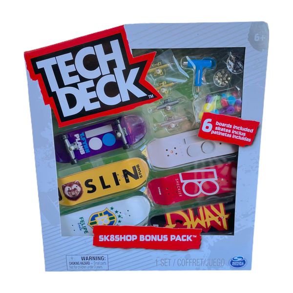 Tech Deck Sk8shop Bonus Pack Mini Finger Skateboard Multi (Plan B (Sk8shop Bonus Pack))