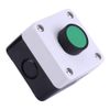 KSTE Weatherproof Green Push Button Switch One Button Control Box for Gate Opener