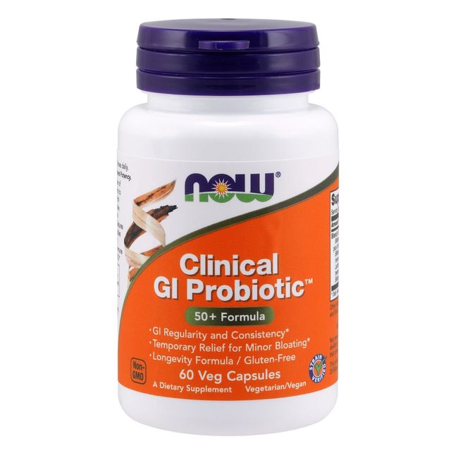 NOW Foods Clinical GI Probiotic, 60 Veg Capsules