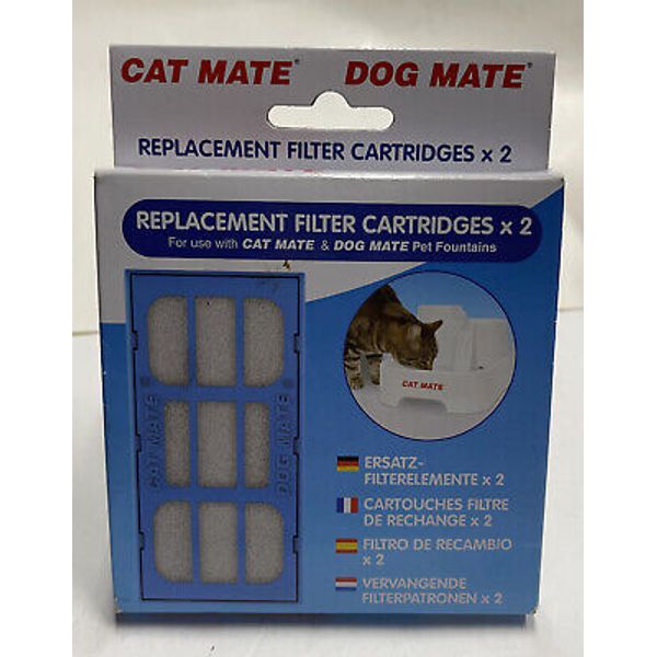 NEW Pet Fountains Cat Dog Mate Replacement Filter Cartridges 2. II