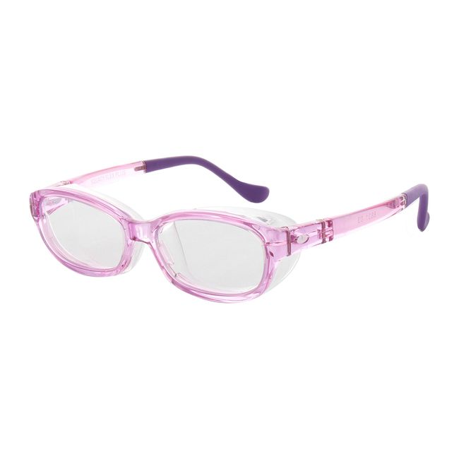 Nagoya Eyeglasses 8835-03 Pollen Glasses, Inconspicuous, Anti-Fog, Stylish, Squassy, Flex Plus, Light Purple, SS (New Anti-Fog Coat Specifications)