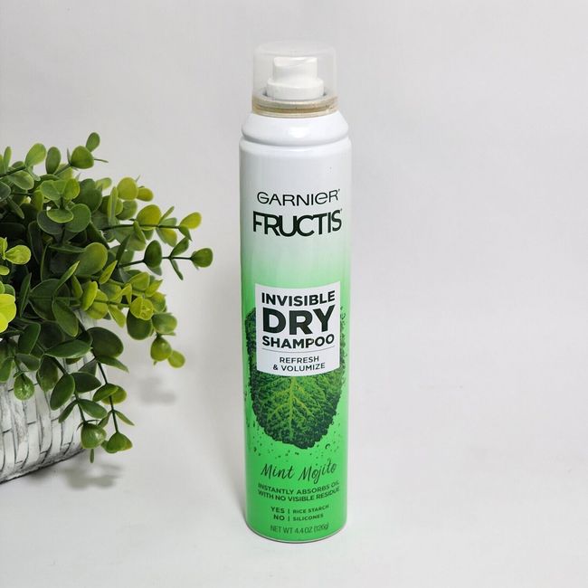 Garnier Fructis Invisible Dry Shampoo Mint Mojito Refresh & Volumize 4.4 oz 126g