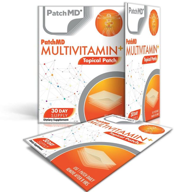 PatchMD  Multivitamin Plus Topical Patch 90 patches - EXP 2025- Value Pack