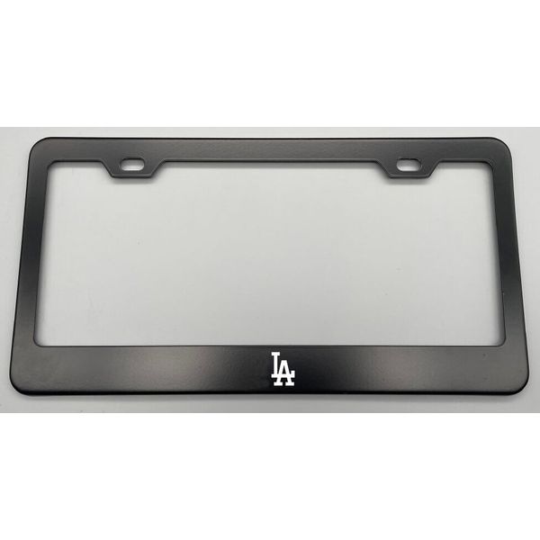 Custom license plate frame LA dodgers