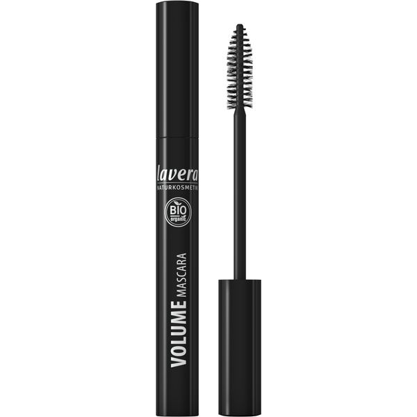 lavera Volume Mascara - schwarze Wimperntusche - für Volumen, Schwung & Definition - natürliches Make-Up - Naturkosmetik - vegan - Bio (1 x 9 ml)