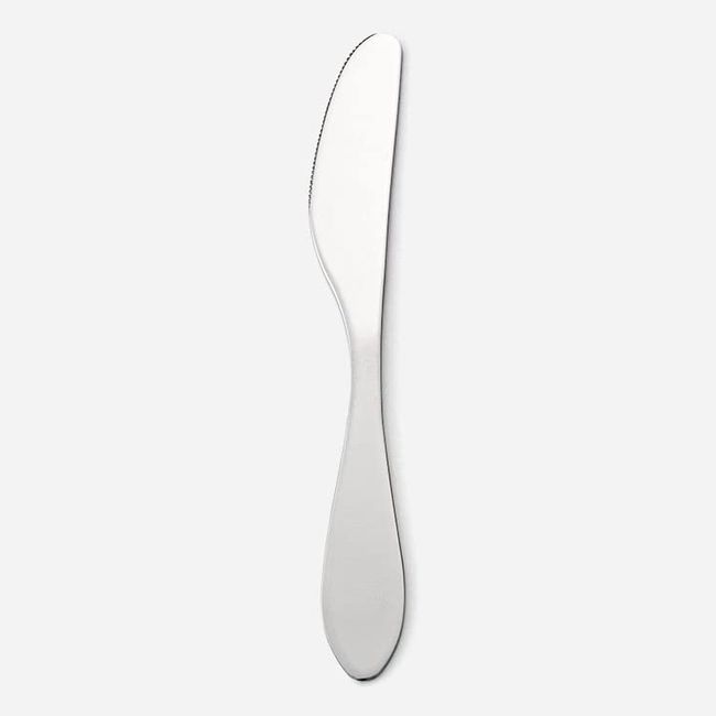 KEYUCA Children's Stainless Steel Knife (Dishwasher Safe), Simple, Children's Tableware, Cutlery, Made in Japan, Tsubame Sanjo