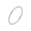 14K Solid White Gold 20 Gauge - 8MM Diameter Seamless Continuous Open Hoop Nose Ring Nose Piercing