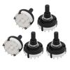 uxcell 5PCS 2 Pole 6 Throw 12 Positions 6mm Shaft Diameter Rotary Selector Switch