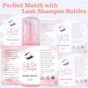 50pcs Lash Shampoo Label Stickers for Bottle (B)