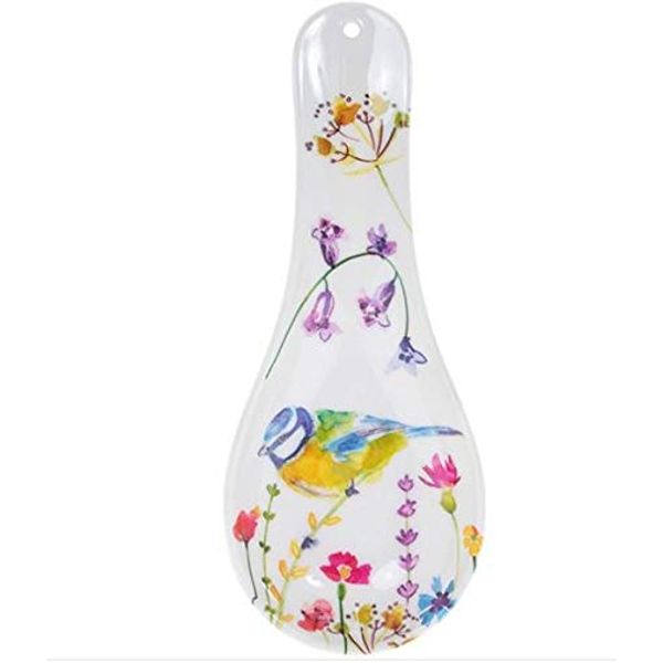 The Leonardo Collection Garden Birds Spoon Rest, 23.8 x 9.0 cm, Bird print