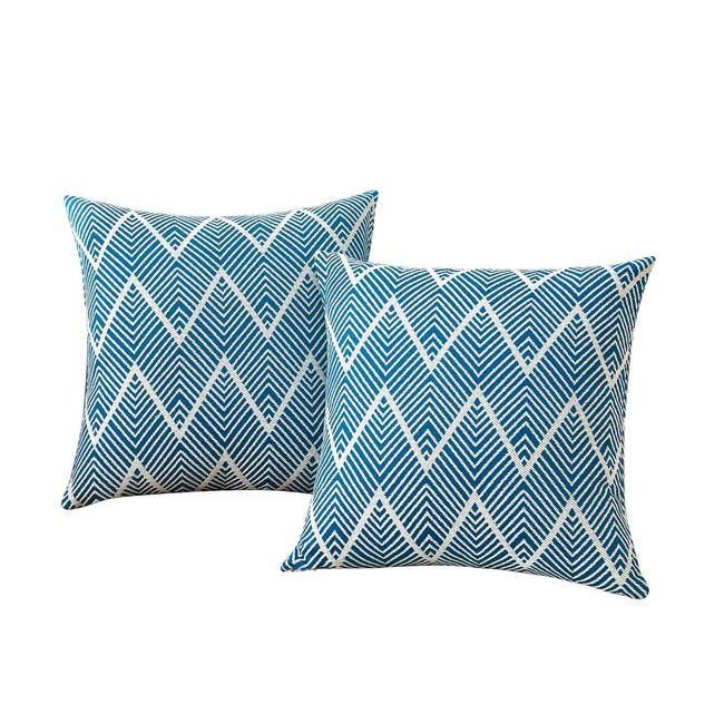 Set of 2 Cushion Covers (45*45cm,blue not include insert) Pattern Cushion Cover Lumbar Cushion Cover Sofa Back Cushion Cover Decorative Pillow Cover Body Pillow Cover Cushion Cover Home Decor