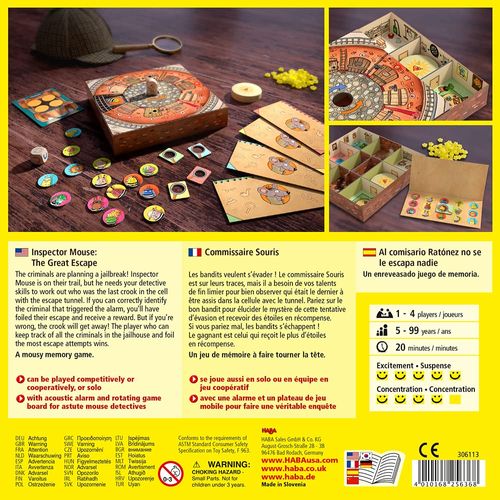 HABA Inspector Mouse: The Great Escape