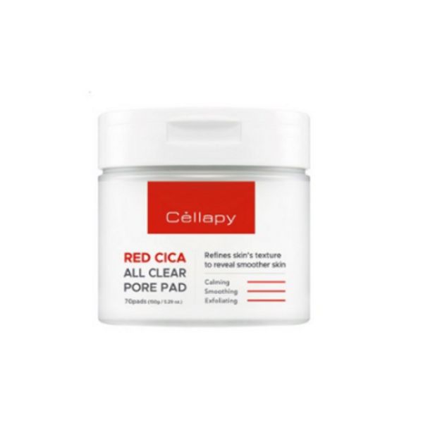 Cellapy Red Cica All Clear Pore Pad 70p, 150g, 1EA