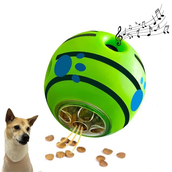 gudong Indestructible Dog Toys,Interactive Dog Toys For Boredom,Giggle Ball For Dogs,Dog Treat Dispenser,Dog Treat Ball,Enrichment Toys For Dogs (3.94 inch)