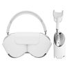 kwmobile Case Compatible with Apple AirPods Max Case - Polyester Protective Cover for Headphones - White