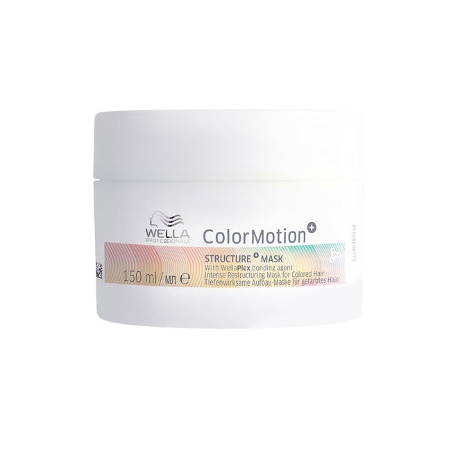 Wella Professionals ColorMotion+ Haarkur – professionelle Haarmaske für gefärbtes Haar – intensive Reparatur und Pflege mit WellaPlex Strukturfestiger für mehr Glanz und Widerstandskraft – 150 ml