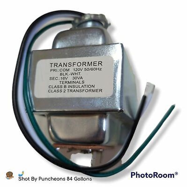 RAGNAROS Doorbell Transformer, 16V, 30VA for use with Ring Pro, Nest Hello