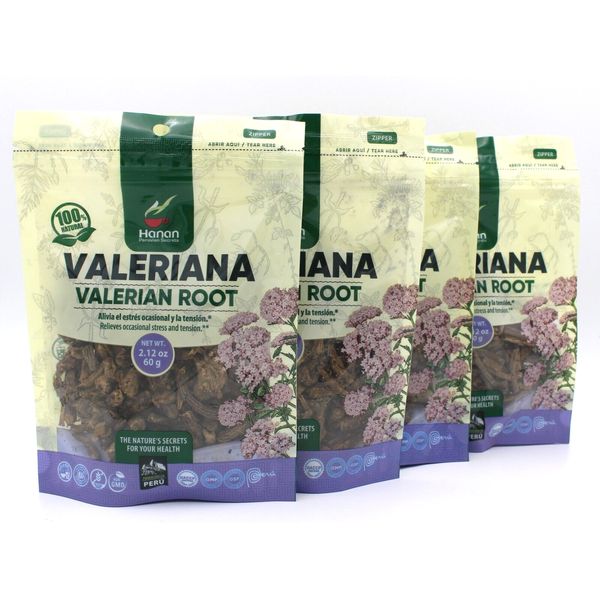 Valeriana (Valerian Root) 4 Bags  (Hanan)
