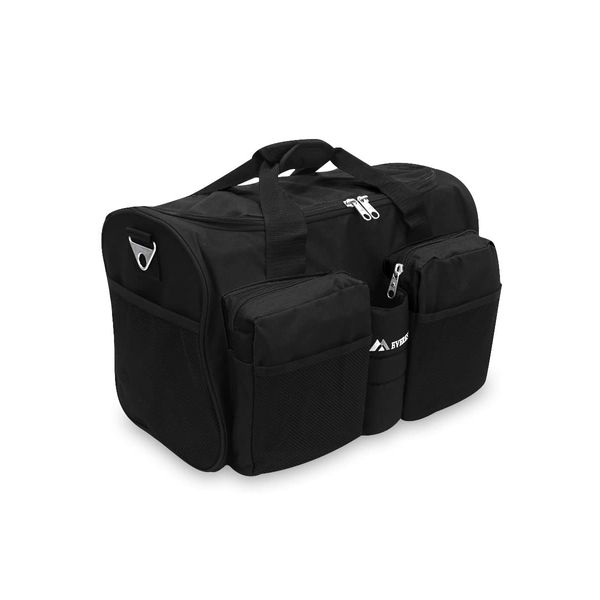 Everest Gym Bag with Wet Pocket, Black