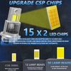 D4S D4R LED Headlight Bulb Conversion 80000LM Super Bright Replace Xenon HID