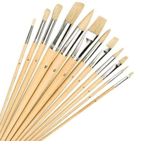 Silverline Tools - 12-Piece Round Brush Set