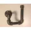 Industrial Black Pipe Toilet Paper Holder