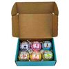 Bela Premium Kids Fizzy Bath Bombs, Assorted Box of 6