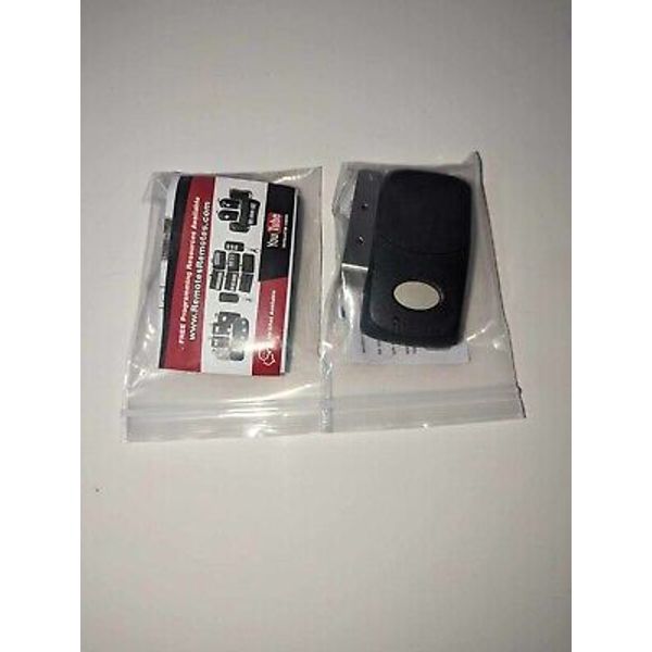 SET OF 2 REMOTE CONTROL GARAGE DOOR OPENERS WITH VISOR CLIPS