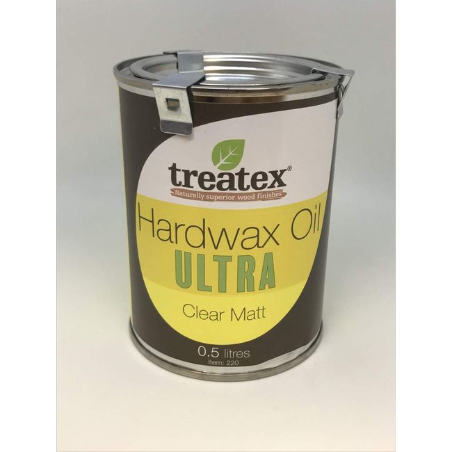 Treatex Hardwax Oil Ultra Clear Matt 0.5 LTR Tin