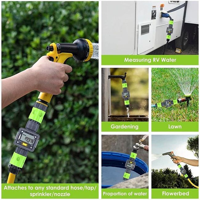 Garden Hose Water Flow Rate Meter Fasci Garden