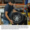 MODZ® Matrix Glossy Black with Ball Mill 15" Golf Cart Wheel